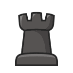 bR chess piece